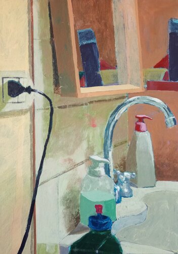 Dettagli dal bagno van Luigi Iona, Schilderij te koop op Singulart