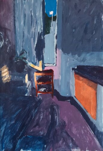 La sera e la notte di Luigi Iona, Pittura in vendita su Singulart