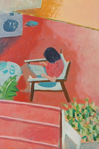 Leggere il pomeriggio di Luigi Iona, Pittura in vendita su Singulart