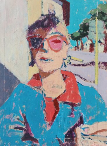 Colazione con Giada van Luigi Iona, Schilderij te koop op Singulart