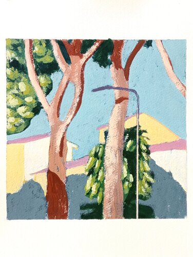 Luce e ombra vicino casa by Luigi Iona, 회화 for Sale on Singulart