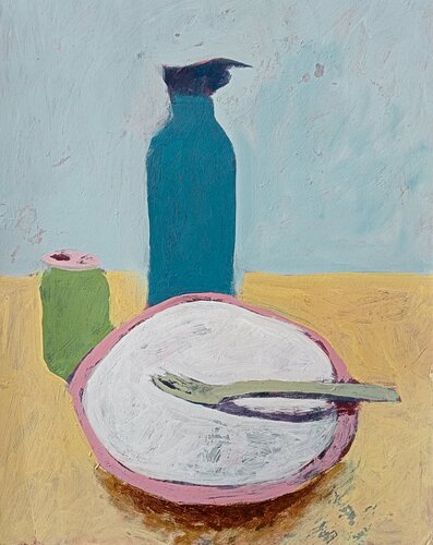 Pranzo veloce van Luigi Iona, Schilderij te koop op Singulart