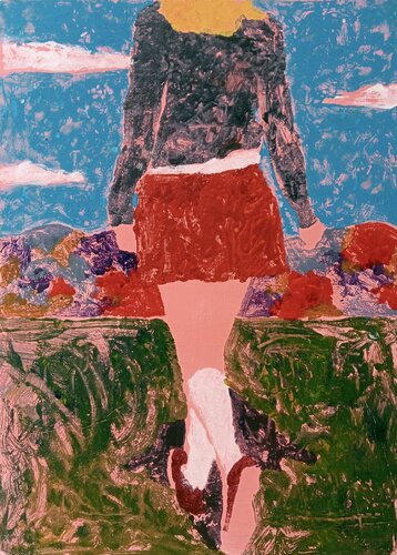 Quando scappi lo fai nei campi by Luigi Iona, Painting for Sale on Singulart