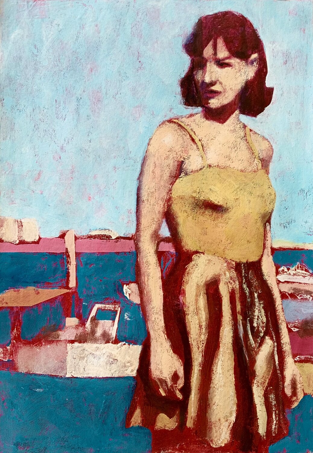 Ragazza al porto Luigi Iona