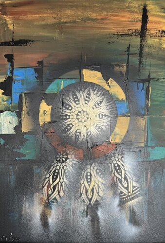 Spirituell van Nicole Adolph, Schilderij te koop op Singulart