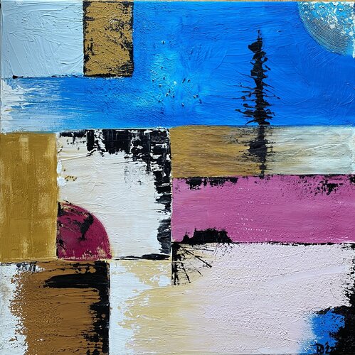 Sehnsucht Süden V van Nicole Adolph, Schilderij te koop op Singulart