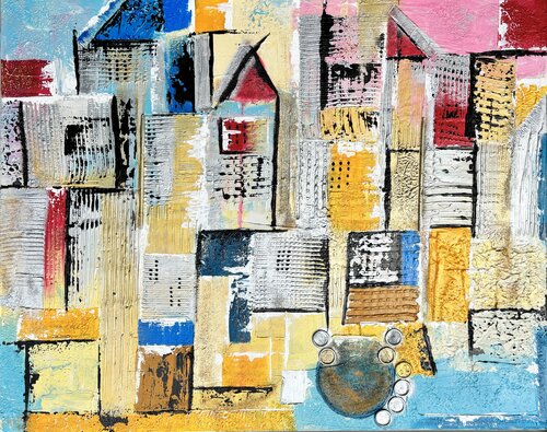 Dubai I Skyline von Nicole Adolph, Malerei kaufen auf Singulart