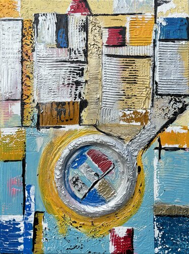 Dubai II - Palm Jumeirah von Nicole Adolph, Malerei kaufen auf Singulart