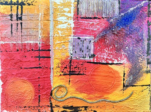 Sehnsucht Sonnenuntergang / sunset van Nicole Adolph, Schilderij te koop op Singulart