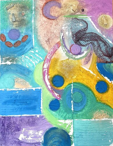 Fantasialand - Sehnsucht Fantasia di Nicole Adolph, Pittura in vendita su Singulart