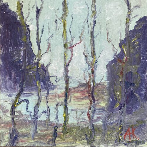 №14 by Alexandra Kravchinskaya, Painting for Sale on Singulart