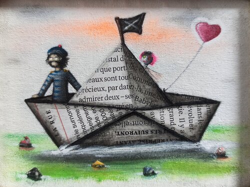 L'origami n°1 von El Zoufri, Malerei kaufen auf Singulart