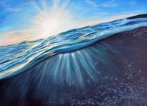 On the Edge di Oksana Salminen, Pittura in vendita su Singulart