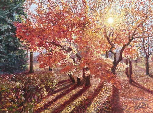 Golden Time von Oksana Salminen, Malerei kaufen auf Singulart