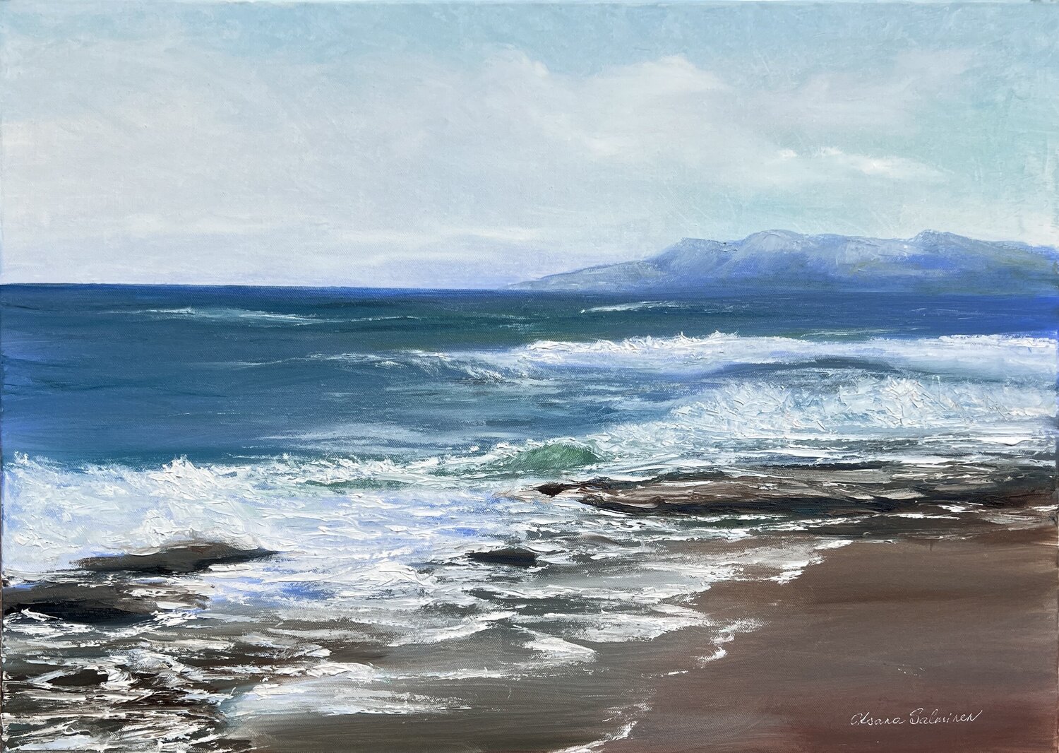 Stormy Seaside Oksana Salminen