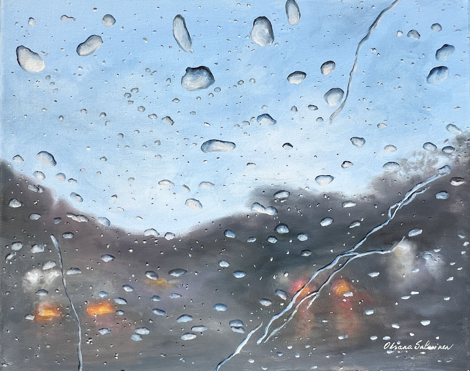 Raindrops Oksana Salminen