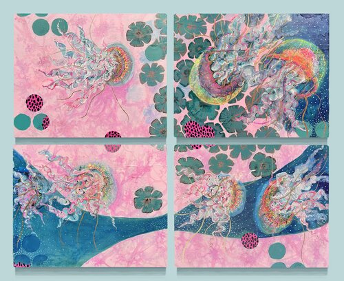 Floating thoughts de Paula Tejedor, Pintura a la venta en Singulart