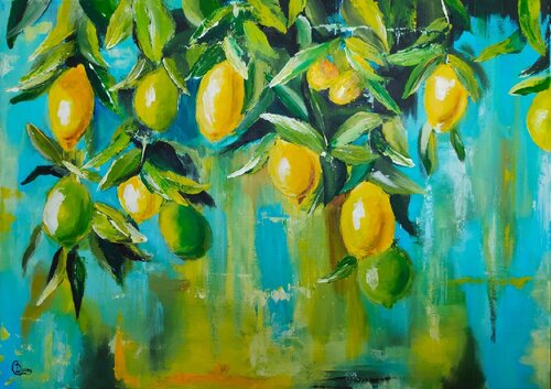 Lemons de Diana Captari, Pintura a la venta en Singulart
