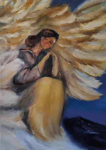 Hear my prayer von Diana Captari, Malerei kaufen auf Singulart