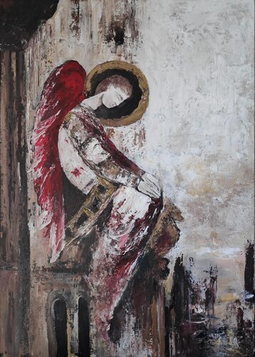 Red wings von Diana Captari, Malerei kaufen auf Singulart