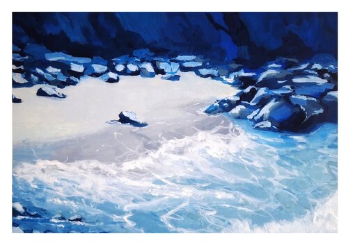 Cold beach de Diana Captari, Pintura a la venta en Singulart