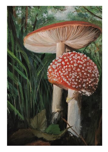 Forest's secrets di Diana Captari, Pittura in vendita su Singulart