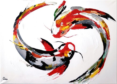 Koi de Diana Captari, Pintura a la venta en Singulart