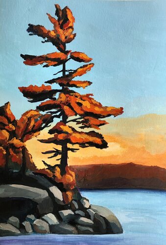 At the sunset von Diana Captari, Malerei kaufen auf Singulart