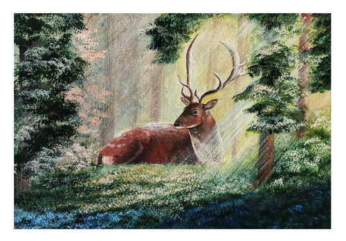 Forest fauna de Diana Captari, Pintura a la venta en Singulart