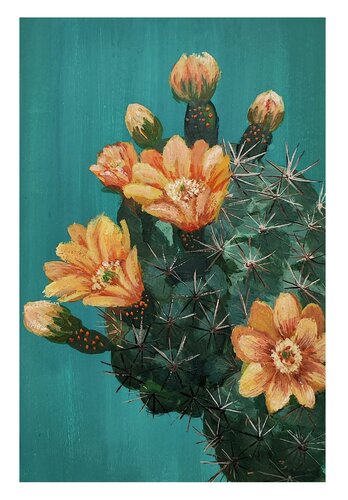 Cactus by Diana Captari, Painting for Sale on Singulart