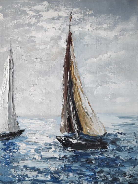 White sails Diana Captari
