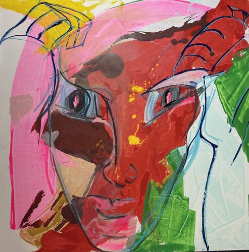 LES YEUX DE LA BEAUTE von francoise leblanc, Malerei kaufen auf Singulart