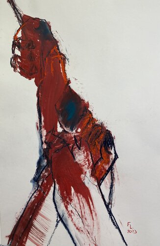 FEMME ETE 2023 by francoise leblanc, Painting for Sale on Singulart