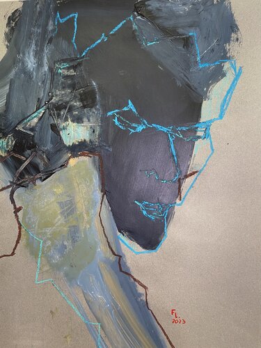 FEMME ETE 2023 by francoise leblanc, Painting for Sale on Singulart