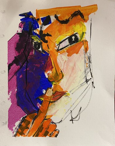 FEMME ETE 2023 by francoise leblanc, Painting for Sale on Singulart