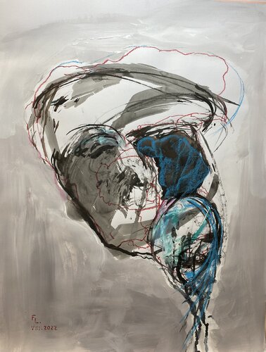 FEMME ETE 2023 von francoise leblanc, Malerei kaufen auf Singulart