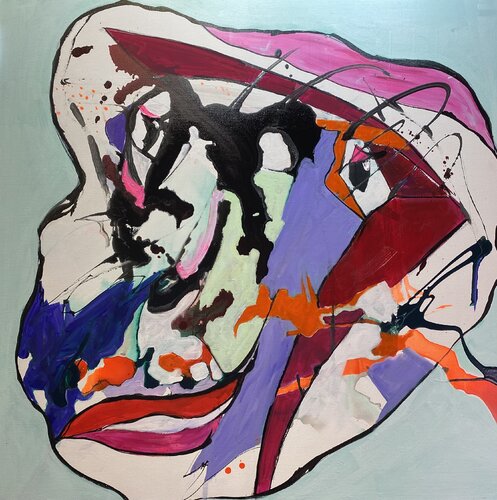 EXPLOSION DE VIE di francoise leblanc, Pittura in vendita su Singulart