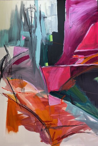 COEUR DE FEMME di francoise leblanc, Pittura in vendita su Singulart