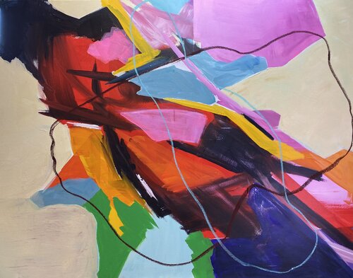 COEUR A PRENDRE van francoise leblanc, Schilderij te koop op Singulart