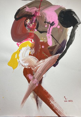 FEMME ETE 2023 PARTICULIERE de francoise leblanc, Pintura a la venta en Singulart