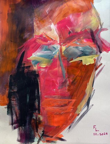 FEMME HIVER 2025 B by francoise leblanc, Work on Paper for Sale on Singulart