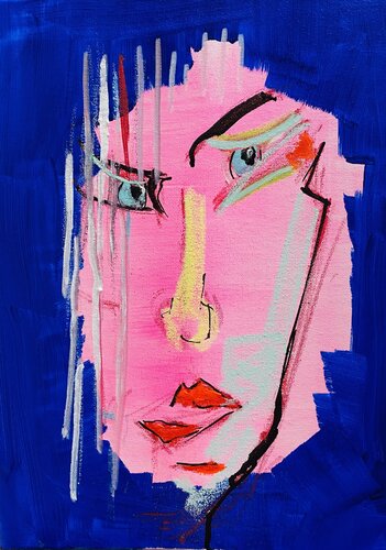 T114 FEMME 2050 von francoise leblanc, Malerei kaufen auf Singulart