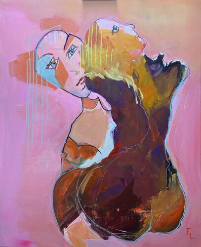 T118 SECRET DE FEMMES di francoise leblanc, Pittura in vendita su Singulart