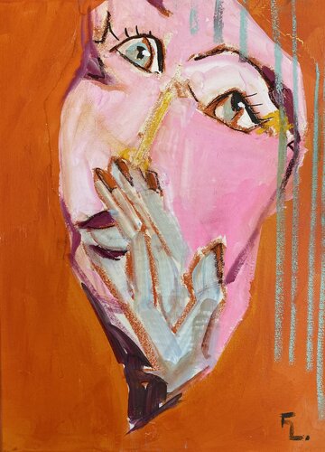 T119 FEMME 2050 van francoise leblanc, Schilderij te koop op Singulart