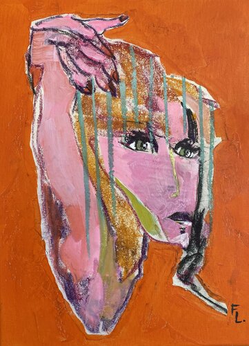 T119 FEMME 2050 di francoise leblanc, Pittura in vendita su Singulart