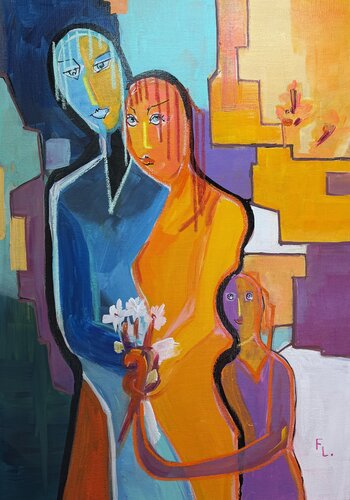 UNION par francoise leblanc, Peinture en vente sur Singulart