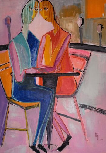 LE SILENCE A DEUX by francoise leblanc, Painting for Sale on Singulart
