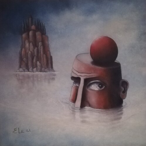 il metafisico van enrico clemente, Schilderij te koop op Singulart