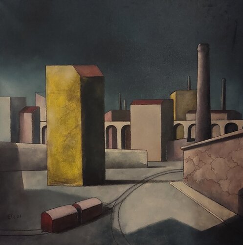 periferia von enrico clemente, Malerei kaufen auf Singulart