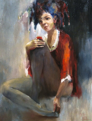 jester2 van Pavel Filin, Schilderij te koop op Singulart